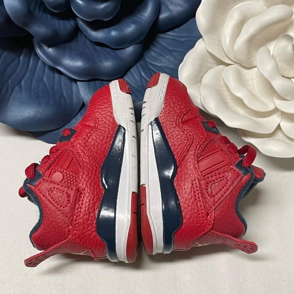 Nike Air Jordan Retro 4 FIBA GYM RED BT Toddler 4 C - Picture 6 of 6
